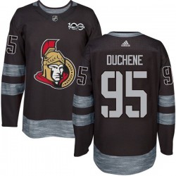 Ottawa Senators Matt Duchene 95 1917-2017 100th Anniversary Adidas Black NHL Jersey Authentic