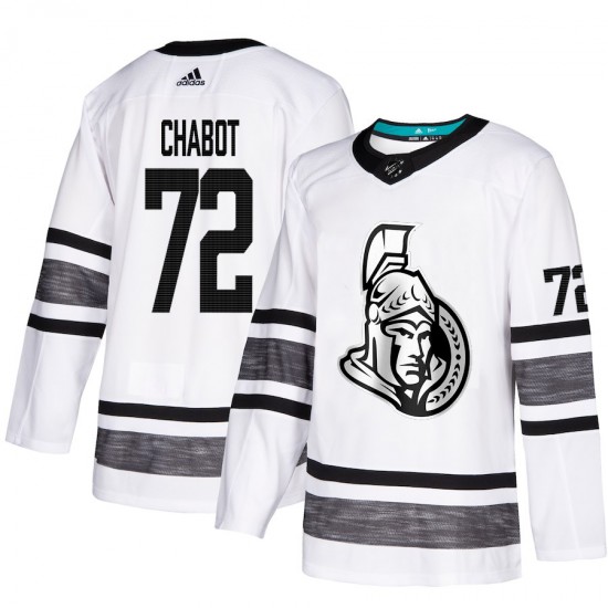 Ottawa Senators Thomas Chabot 72 White 2019 All-Star Adidas NHL Jersey Authentic