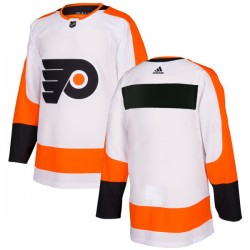 Philadelphia Flyers Blank 2017-18 Adidas White NHL Jersey Authentic