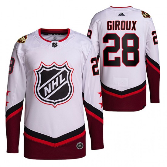 Philadelphia Flyers Claude Giroux 28 2022 All-Star White NHL Jersey Authentic