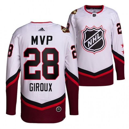 Philadelphia Flyers Claude Giroux 28 MVP 2022 All-Star White NHL Jersey Authentic