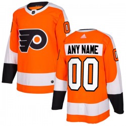 Philadelphia Flyers Custom 2017-18 Adidas Orange NHL Jersey Authentic