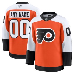 Philadelphia Flyers Custom Fanatics 2024-2025 Home Orange NHL Jersey Authentic