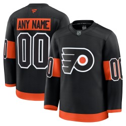 Philadelphia Flyers Custom Fanatics 2024-2025 Third Black NHL Jersey Authentic