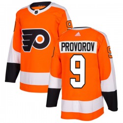 Philadelphia Flyers Ivan Provorov 9 2017-18 Adidas Orange NHL Jersey Authentic