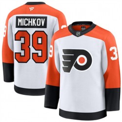 Philadelphia Flyers Matvei Michkov 39 Fanatics 2024-2025 Away White NHL Jersey Authentic
