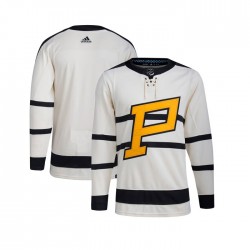 Pittsburgh Penguins Blank Adidas 2023 Winter Classic White NHL Jersey Authentic