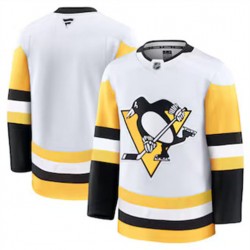 Pittsburgh Penguins Blank Fanatics 2024-2025 Away White NHL Jersey Authentic