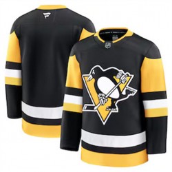 Pittsburgh Penguins Blank Fanatics 2024-2025 Home Black NHL Jersey Authentic