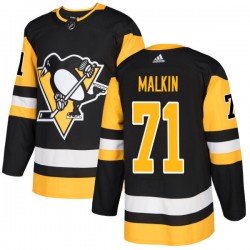 Pittsburgh Penguins Evgeni Malkin 71 2017-18 Adidas Black NHL Jersey Authentic