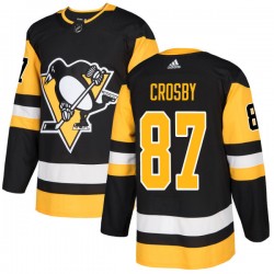 Pittsburgh Penguins Sidney Crosby 87 2017-18 Adidas Black NHL Jersey Authentic