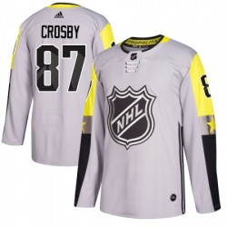 Pittsburgh Penguins Sidney Crosby 87 2018 All-Star Metro Division Gray Adidas NHL Jersey Authentic