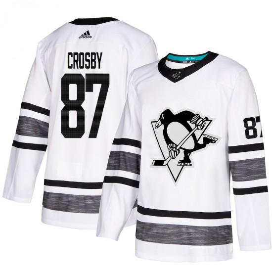 Pittsburgh Penguins Sidney Crosby 87 White 2019 All-Star Adidas NHL Jersey Authentic