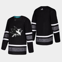 San Jose Sharks Blank Black 2019 All-Star Adidas NHL Jersey Authentic