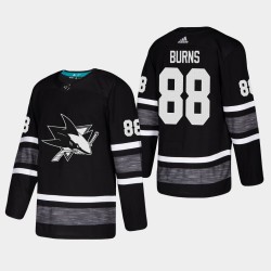 San Jose Sharks Brent Burns 88 Black 2019 All-Star Adidas NHL Jersey Authentic