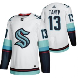 Seattle Kraken Brandon Tanev 13 2021-22 White NHL Jersey Authentic