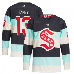 Seattle Kraken Brandon Tanev 13 Adidas 2024 Winter Classic NHL Jersey Authentic