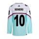 Seattle Kraken MATTY BENIERS 10 2023 All-Star Adidas White NHL Jersey Authentic