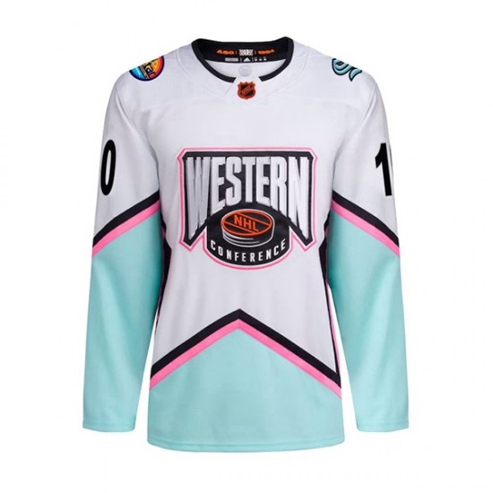 Seattle Kraken MATTY BENIERS 10 2023 All-Star Adidas White NHL Jersey Authentic