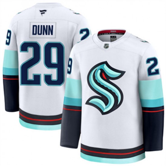 Seattle Kraken Vince Dunn 29 Fanatics 2024-2025 Away White NHL Jersey Authentic