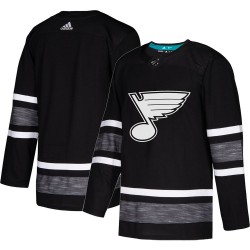 St. Louis Blues Blank Black 2019 All-Star Adidas NHL Jersey Authentic