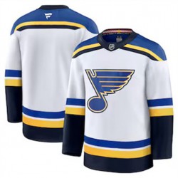 St. Louis Blues Blank Fanatics 2024-2025 Away White NHL Jersey Authentic