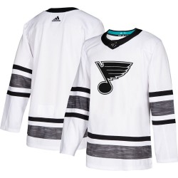 St. Louis Blues Blank White 2019 All-Star Adidas NHL Jersey Authentic