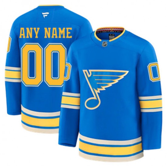St. Louis Blues Custom Fanatics 2024-2025 Third NHL Jersey Authentic