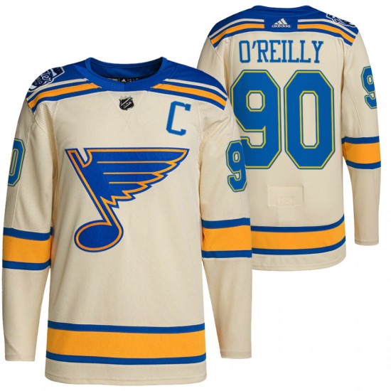 St. Louis Blues Ryan O Reilly 90 2022 Winter Classic NHL Jersey Authentic