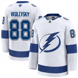 Tampa Bay Lightning Andrei Vasilevskiy 88 Fanatics 2024-2025 Away White NHL Jersey Authentic