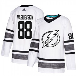 Tampa Bay Lightning Andrei Vasilevskiy 88 White 2019 All-Star Adidas NHL Jersey Authentic
