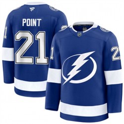 Tampa Bay Lightning Brayden Point 21 Fanatics 2024-2025 Home NHL Jersey Authentic