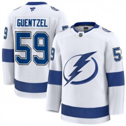 Tampa Bay Lightning Jake Guentzel 59 Fanatics 2024-2025 Away White NHL Jersey Authentic