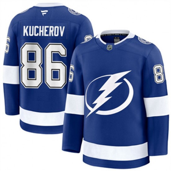 Tampa Bay Lightning Nikita Kucherov 86 Fanatics 2024-2025 Home NHL Jersey Authentic