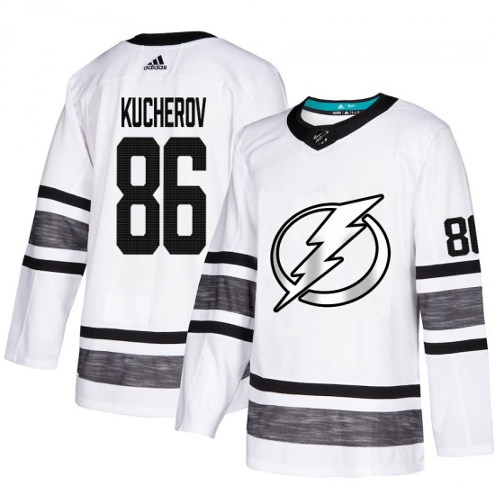 Tampa Bay Lightning Nikita Kucherov 86 White 2019 All-Star Adidas NHL Jersey Authentic