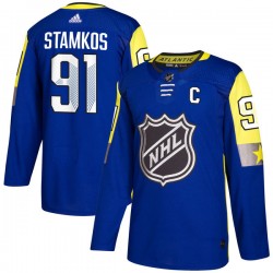 Tampa Bay Lightning Steven Stamkos 91 2018 All-Star Atlantic Division Royal Adidas NHL Jersey Authentic