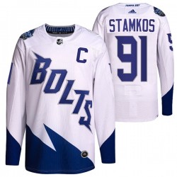 Tampa Bay Lightning Steven Stamkos 91 Adidas 2022 Stadium Series NHL Jersey Authentic