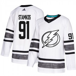 Tampa Bay Lightning Steven Stamkos 91 White 2019 All-Star Adidas NHL Jersey Authentic