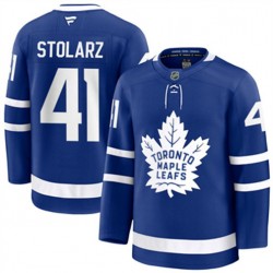 Toronto Maple Leafs Anthony Stolarz 41 Fanatics 2024-2025 Home Blue NHL Jersey Authentic