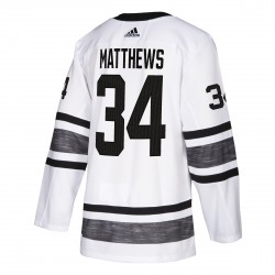 Toronto Maple Leafs Auston Matthews 34 White 2019 All-Star Adidas NHL Jersey Authentic