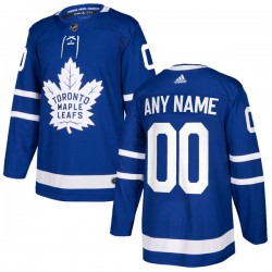 Toronto Maple Leafs Custom 2017-18 Adidas Blue NHL Jersey Authentic