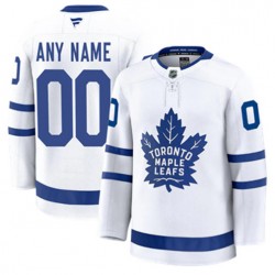 Toronto Maple Leafs Custom Fanatics 2024-2025 Away White NHL Jersey Authentic