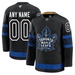 Toronto Maple Leafs Custom Fanatics 2024-2025 Third Black NHL Jersey Authentic