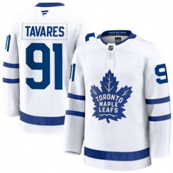 Toronto Maple Leafs John Tavares 91 Fanatics 2024-2025 Away White NHL Jersey Authentic