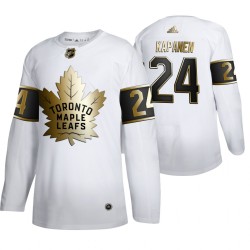 Toronto Maple Leafs Kasperi Kapanen 24 Adidas 2019-20 Authentic Golden Edition White NHL Jersey