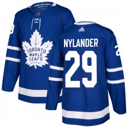 Toronto Maple Leafs William Nylander 29 2017-18 Adidas Blue NHL Jersey Authentic