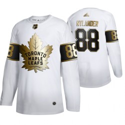 Toronto Maple Leafs William Nylander 88 Adidas 2019-20 Authentic Golden Edition White NHL Jersey