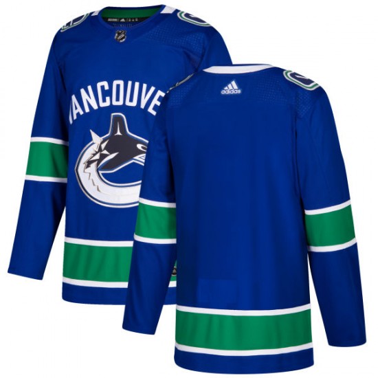 Vancouver Canucks Blank 2017-18 Adidas Blue NHL Jersey Authentic