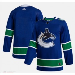 Vancouver Canucks Blank Adidas 2019-20 Authentic Blue NHL Jersey