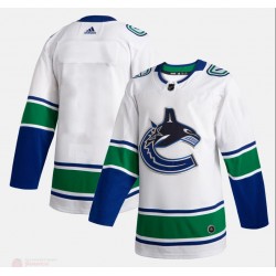 Vancouver Canucks Blank Adidas 2019-20 Authentic White NHL Jersey